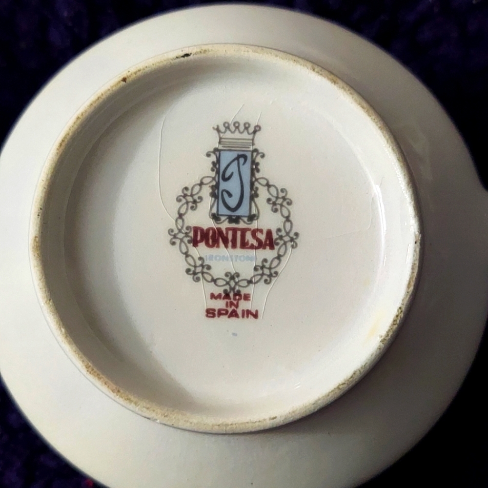 Pontesa ironstone China made in Grandada, Spain